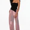 Dynamite Anika Wide Leg Pants Pink Clearance