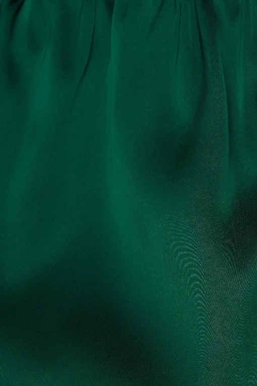 Dynamite Bare Peplum Satin Top Green Cheap