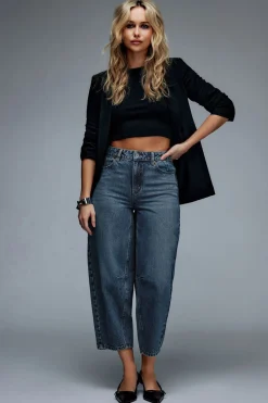 Dynamite Blair Barrel Leg Jeans Blue Sale