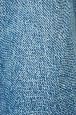 Dynamite Buttoned Denim Jacket Blue Outlet