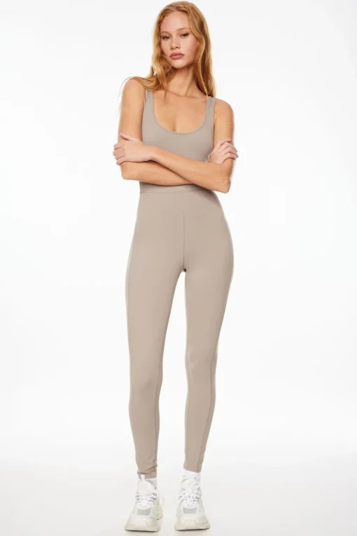 Dynamite Cami Active Jumpsuit Grey Discount