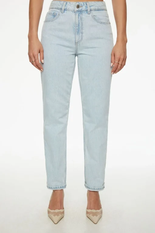 Dynamite Claudia Mom Jeans Blue Store