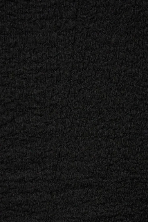 Dynamite Crewneck Textured Mini Dress Black Fashion