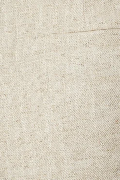 Dynamite Delta Tailored Linen Shorts Brown Fashion