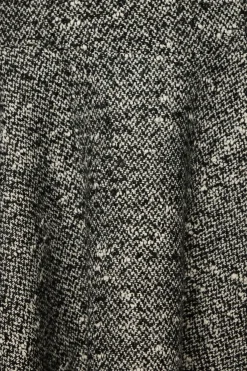 Dynamite Flare Tweed Mini Dress Gray Hot