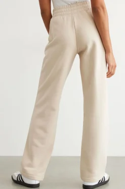 Dynamite Fleece Wide Leg Jogger Brown Best