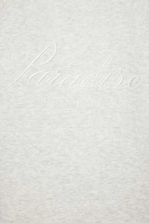 Dynamite French Terry Graphic Sweatshirt Gray Best