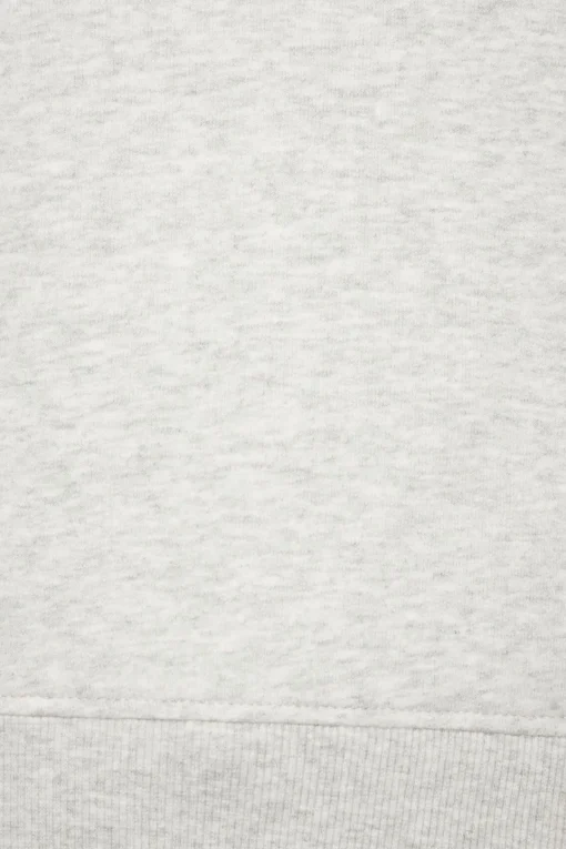 Dynamite French Terry Polo Sweatshirt Gray Clearance