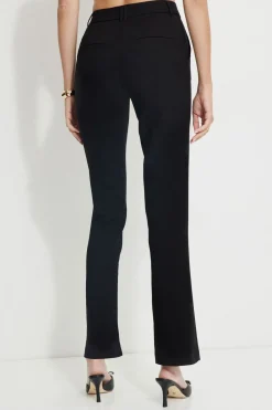 Dynamite Front Seam Bootcut Pants BLACK Cheap