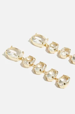 Dynamite Gem Drop Earrings White Outlet