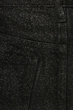 Dynamite Heidi Glitter Wide Leg Jeans Black Online