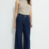 Dynamite Heidi Pleated Wide Leg Jeans Blue Cheap