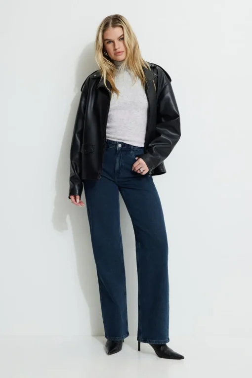 Dynamite Heidi Wide Leg Jeans Blue Best