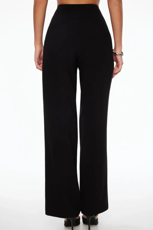 Dynamite High Waisted Wide Leg Pants Black Flash Sale