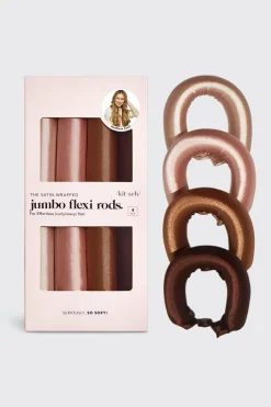 Dynamite KITSCH | Satin Jumbo Flexi Rods Red Shop