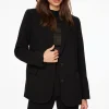 Dynamite Lorelei Two Button Blazer Black Sale