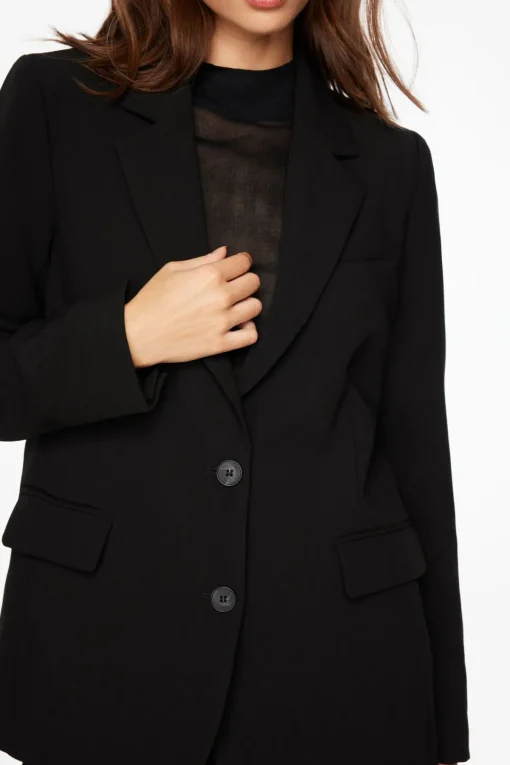 Dynamite Lorelei Two Button Blazer Black Sale