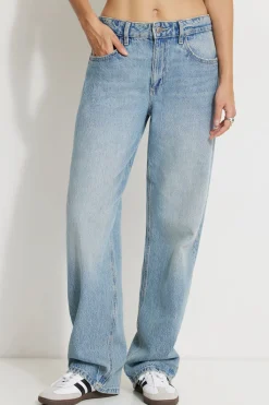 Dynamite Mika Relaxed Straight Jeans Blue Best Sale