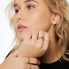 Dynamite 9-Pack Delicate Gemmed Rings White Sale