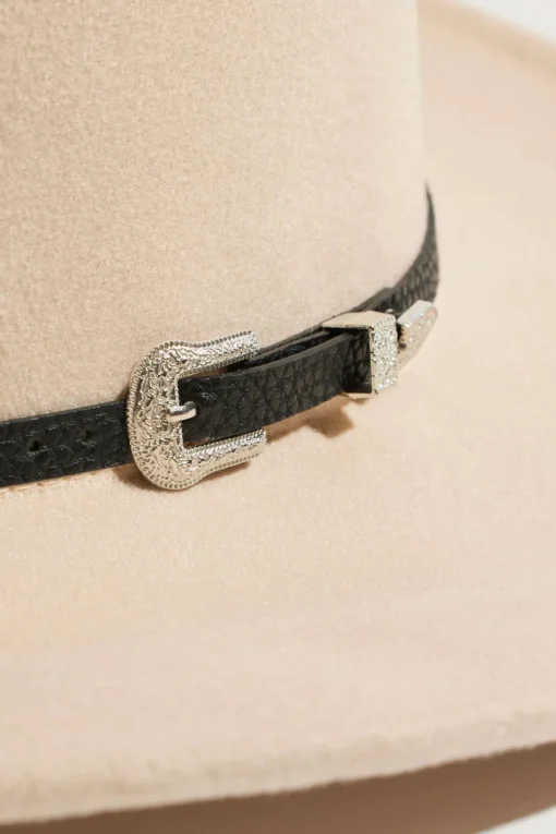 Dynamite Pin-Buckle Cowboy Hat White Shop