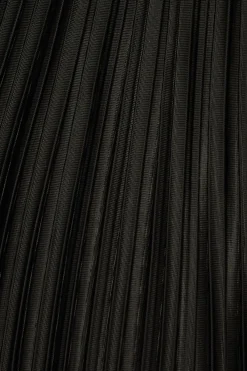 Dynamite Plissé Knit Wide Leg Pants Black Flash Sale
