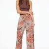 Dynamite Rafaelle Wide Leg Pants Brown Cheap