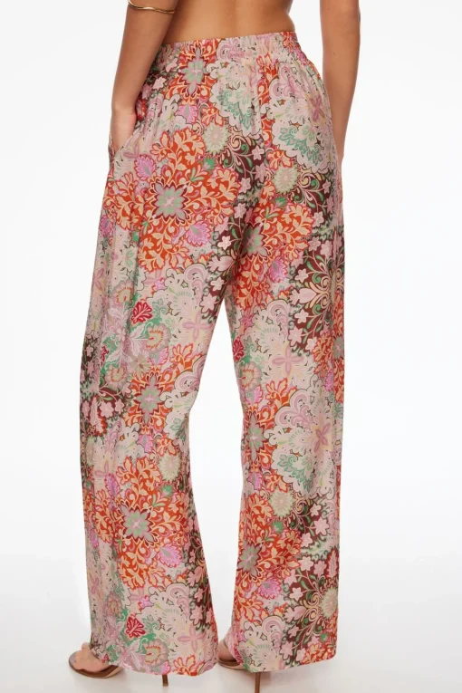 Dynamite Rafaelle Wide Leg Pants Brown Cheap