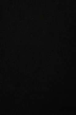 Dynamite Ribbed V-Neck Cardigan Black New