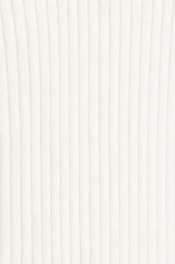 Dynamite Ribbed V-Neck Sweater White Shop