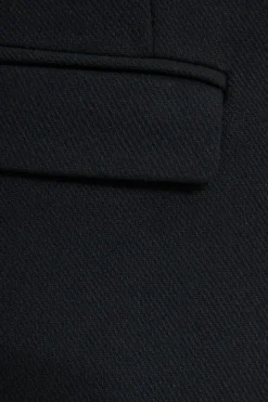 Dynamite Tailored Single Breasted Coat Black Cheap