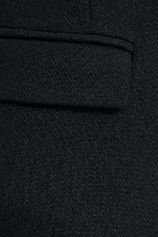 Dynamite Tailored Single Breasted Coat Black Cheap