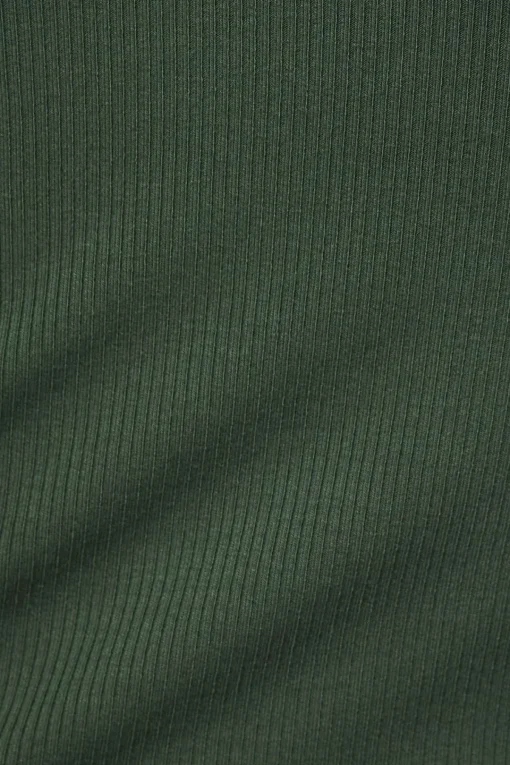 Dynamite Tayla Ribbed Scoop Tank Top Green Hot