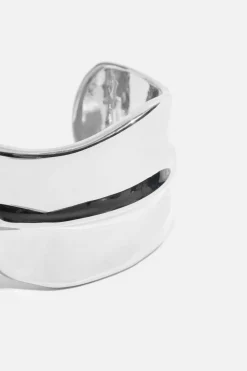 Dynamite Waveline Cuff Bracelet Grey Clearance