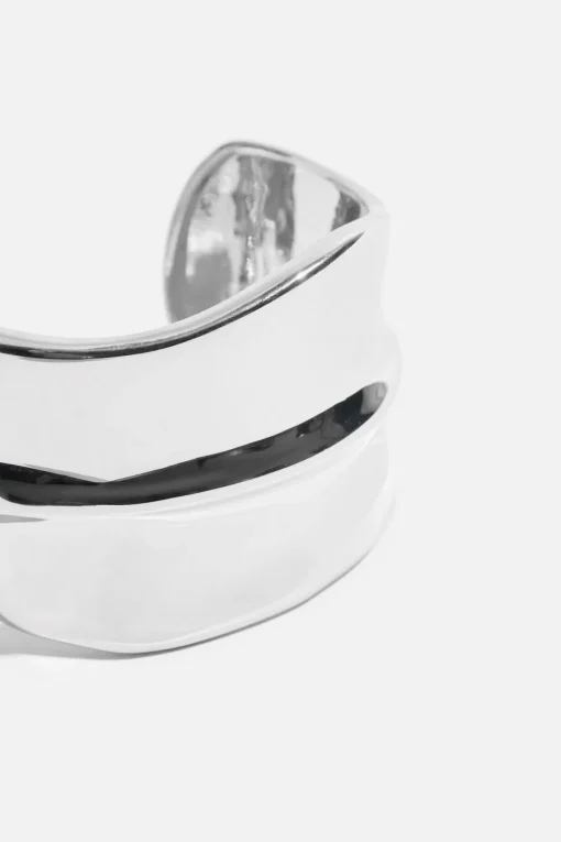 Dynamite Waveline Cuff Bracelet Grey Clearance